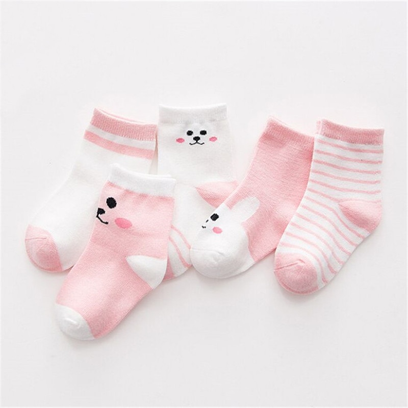 Cotton Striped Toddler Socks